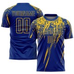 Sublimation-printed French-style short-sleeve football jerseys – new OEM-designed men's/youth kits