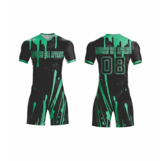 High-quality French custom-name football kit sets – comfortable breathable sublimation jerseys