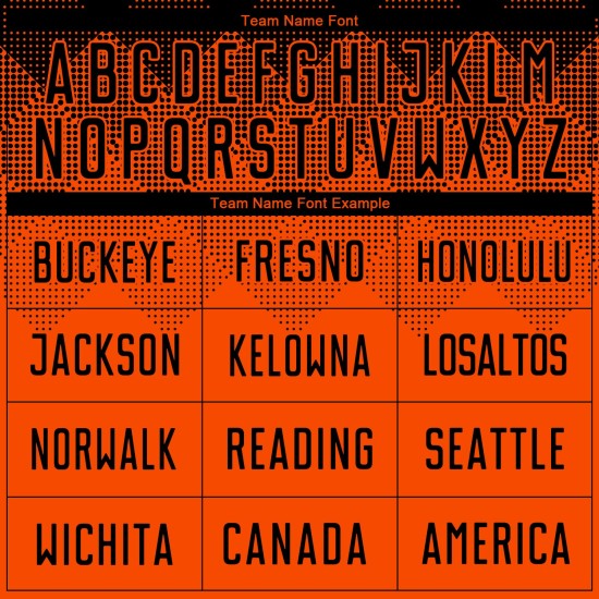 Shape Orange Gradient Black Uniform Soccer Square Sublimation Jersey Custom